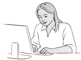 Contact page illustration